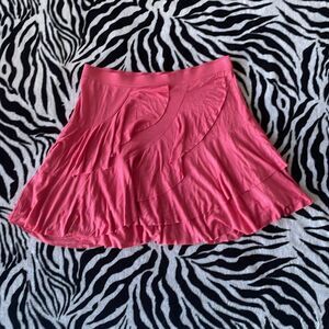 EDC by espirt pink yoga layered ruffle skirt fitness sports workout size XS